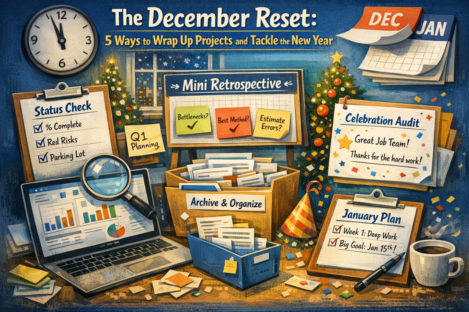 You are currently viewing The “December Reset”: 5 Ways to Wrap Up Projects and Tackle the New Year