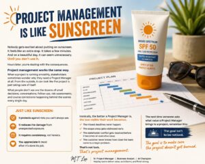 Read more about the article Project Management Is Like Sunscreen